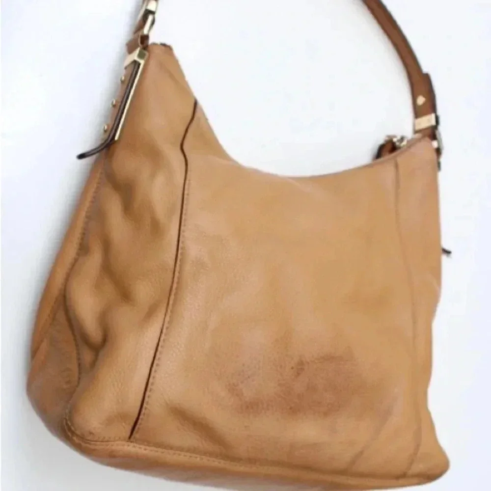 Michael Kors leather hobo bag